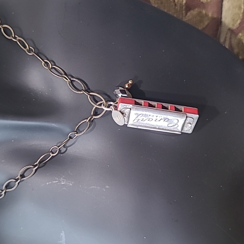 BLO Vintage 18 in Harmonica Necklace